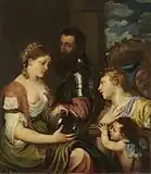 エルンスト・フリードリヒ・フォン・リハルト（英語版）『ヴァスト侯爵アルフォンソ・ダヴァロスの寓意』 1877年