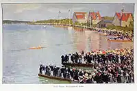 「レガットレースを見る人々」(1910)