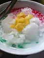 タピオカの入ったインドネシアのチェンドル
