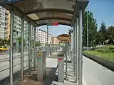 エストラムの電停（2008年撮影）
