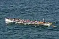 サラウツでレース中のギプスコア地方の女子チーム