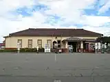 移転前の七尾駅舎(現在は越中八尾駅駅舎)