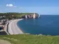 エトルタの町と「アヴァルの門」