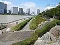 3段に分かれた園内