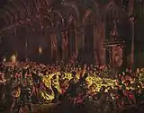 リエージュ司祭の暗殺（1829年、ルーヴル美術館所蔵）"L'Assassinat de l'évêque de Liège"