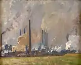 「ヘッシュの製鉄所」(1905)
