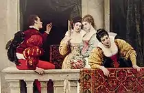 バルコニーで （1877）