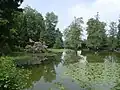 オイルバッハ城の庭園