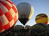 スペインイグアラダのヨーロピアンバルーンフェスティバル。