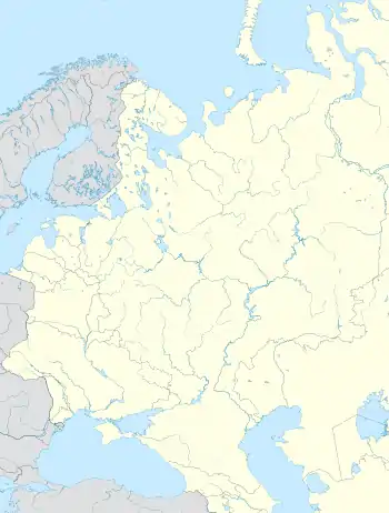 英雄都市の位置(ヨーロッパロシア内)