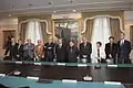 2013年のメンバーとバスク州レンダカリのウルクリュ(中央)