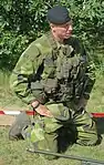 スウェーデン陸軍の戦闘服(M90迷彩)