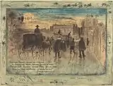 "Convoi Funèbre au Boulevard de Clichy" (1887)