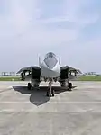 東京 横田基地のF-14A。正面から(2003年)