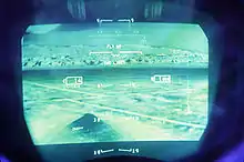 LANTIRNのFLIR画像を映したHUD