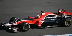 ダンブロシオが駆るMVR-022月12日ヘレスで行われた合同テストにて