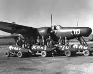 夜間戦闘機型のF7F-3N 朝鮮戦争時、1950年のXmasの撮影