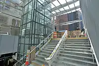 デイ・ストリート入り口の建設