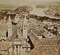聖ヴィート大聖堂から見た教会(1867年)