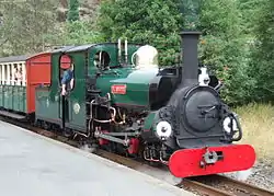 運行される蒸気機関車