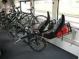 自転車用スペース（制御客車：1階）