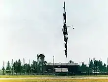 墜落するB-52