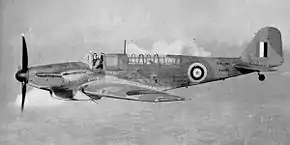 飛行するフルマー F Mk.I N4062号機(1941年撮影)