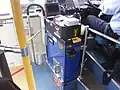 サクサ製の運賃箱（小田急バス）