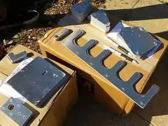 ファームボットは5mmのアルミ板で固定されている。