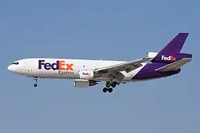 フェデックスのDC-10
