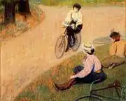 「サイクリング」(1896)