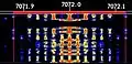 7072.0を中心としたFeld-Hellトランスミッションのスペクトログラム kHz