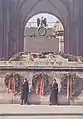 黒服オーバーコートを纏ったフェルトヘルンハレのSS衛兵