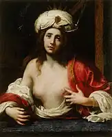クレオパトラの死 (1650s) スロベニア国立美術館