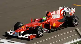 Fダクト装備前のフェラーリ・F10（開幕戦バーレーンGP）。