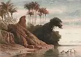 ブラジルの川の風景（1871年）