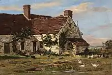カミーユ・デルピーThe artist's summer home『画家の避暑地』(1876)