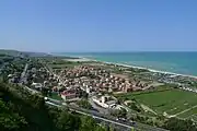 Torre di Palmeからのアドリア海眺望
