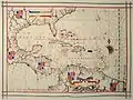 1575年の地図。黒海とその周辺。 (British Museum, London)