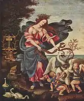 Allegory of Music (c. 1500)Tempera on panel, 61 × 51 cm, 絵画館 (ベルリン)