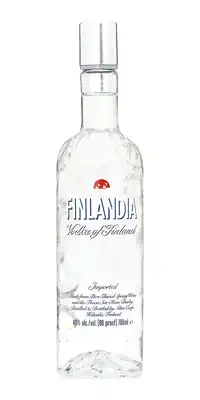 Finlandia Vodka, 750ml bottle.
