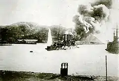 旅順攻囲戦での砲撃戦