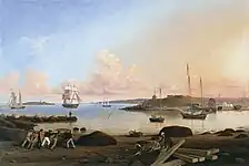 The Fort and Ten Pound Island, Gloucester, Massachusetts (1847) ティッセン＝ボルネミッサ美術館蔵