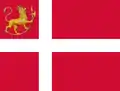 ?ノルウェー旗 (別の仕様、1814-1821). フィニステレ岬以北でのみノルウェー船舶が使用