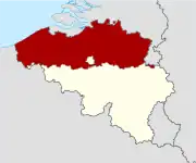 フランデレン地域圏の領域
