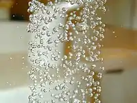 シャワーの水滴