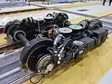 フレキシティ2の車軸付き台車(ブラックプール)