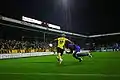 試合中の本田圭佑
