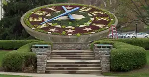 アメリカ合衆国ケンタッキー州フランクフォートの花時計