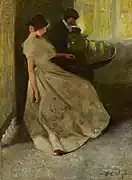 「つまらない喧嘩(Tiff)」(1902)"、オンタリオ美術館蔵